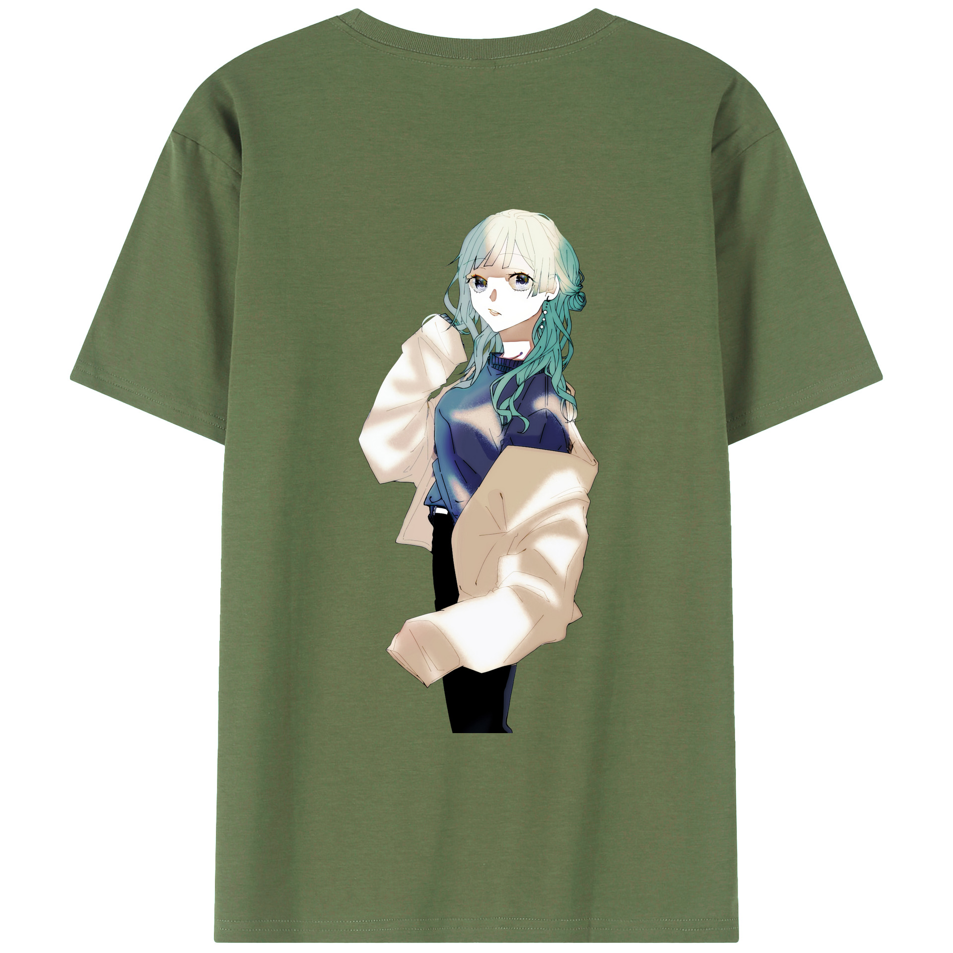 （画像用） 呪術廻戦 Jujutsu Kaisen 綿100％ メンズ半袖Tシャツ（バックプリント） 通気性
